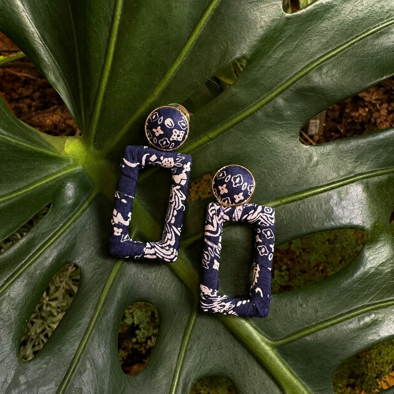 Indigo Echo Earrings